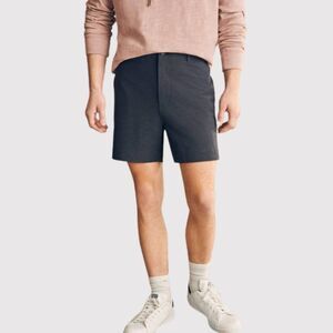 Faherty Men Shorts Black All Day Chino Performance Preppy Casual Stretch Size 35